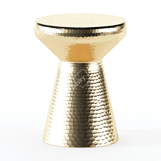 Gange Metal Coffee Table 3D model image 1