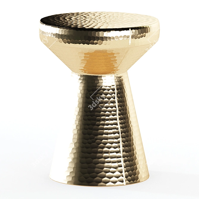 Gange Metal Coffee Table 3D model image 2