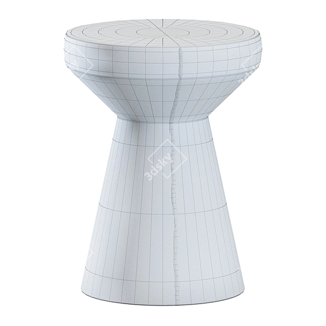 Gange Metal Coffee Table 3D model image 4