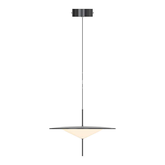 Contemporary LED Pendant Lamp 3D model image 2