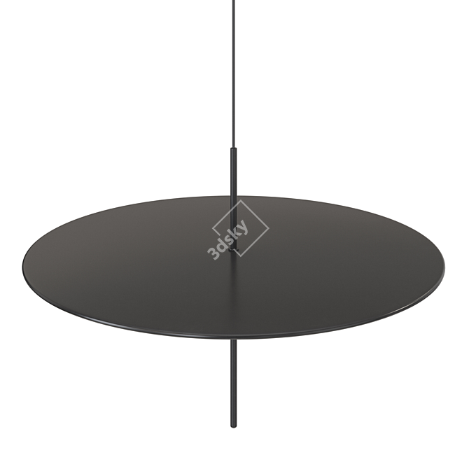 Contemporary LED Pendant Lamp 3D model image 3