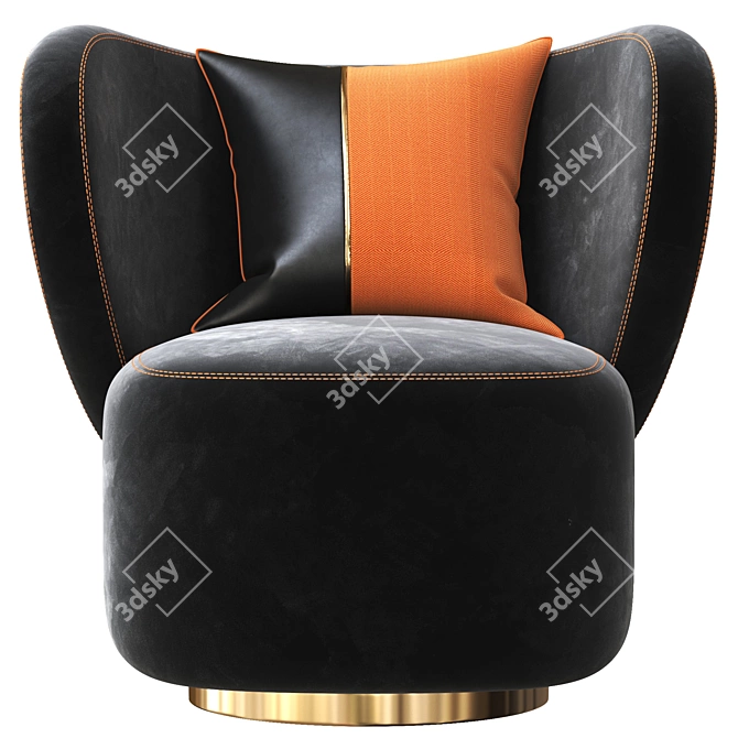 NORR11 Little Big Armchair 3D Model 3D model image 2