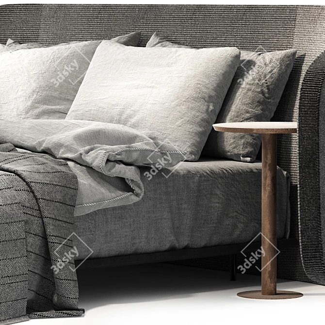 Modern V-Ray Noctis Bed 3D model image 3