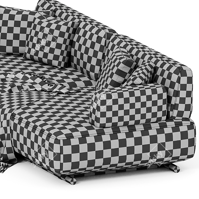 Natuzzi Cava 2 Seater Sofa 3D model image 4