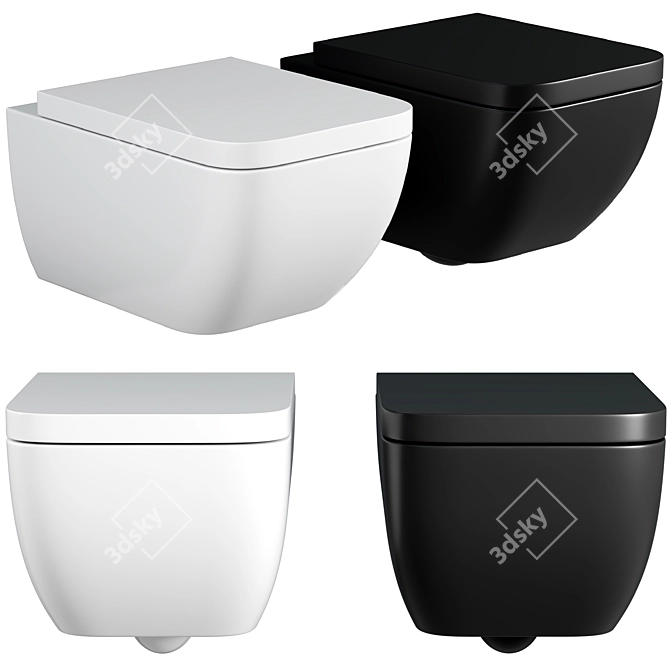 Villeroy & Boch Collaro Toilet 3D model image 1