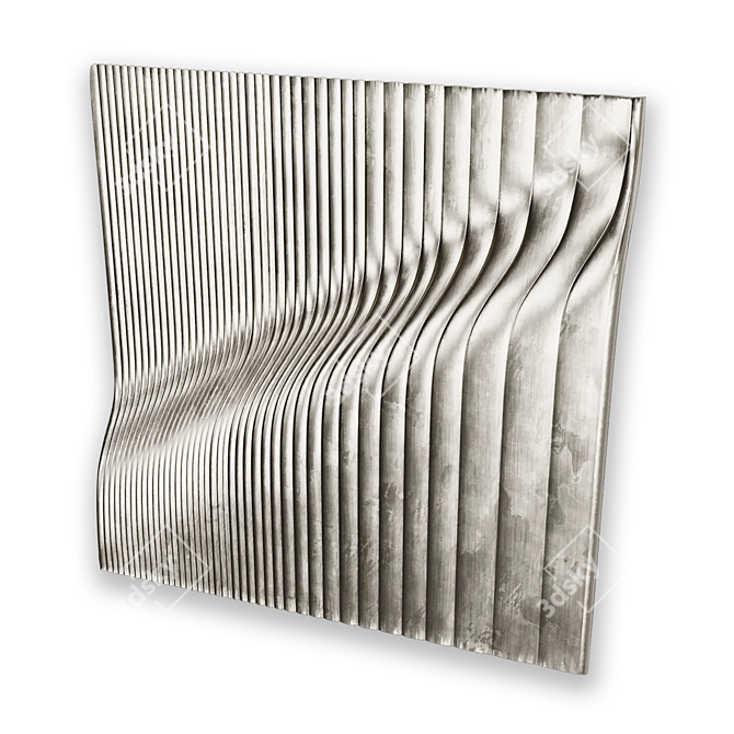 Rise 2009 Metal Panel Art 3D model image 2
