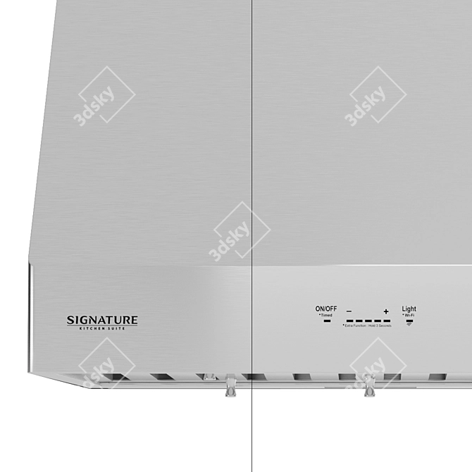 Pro-Style 36" Wall Hood Black 3D model image 5