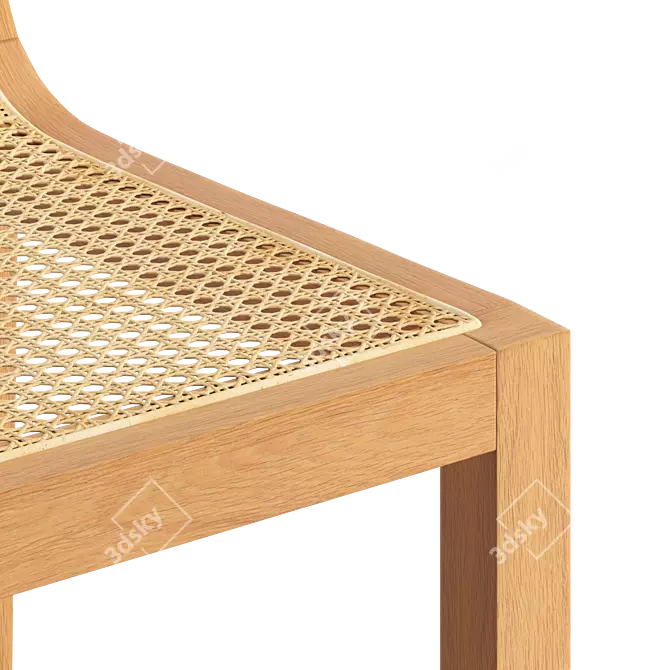 Modern Sherry Counter Stool 3D model image 3