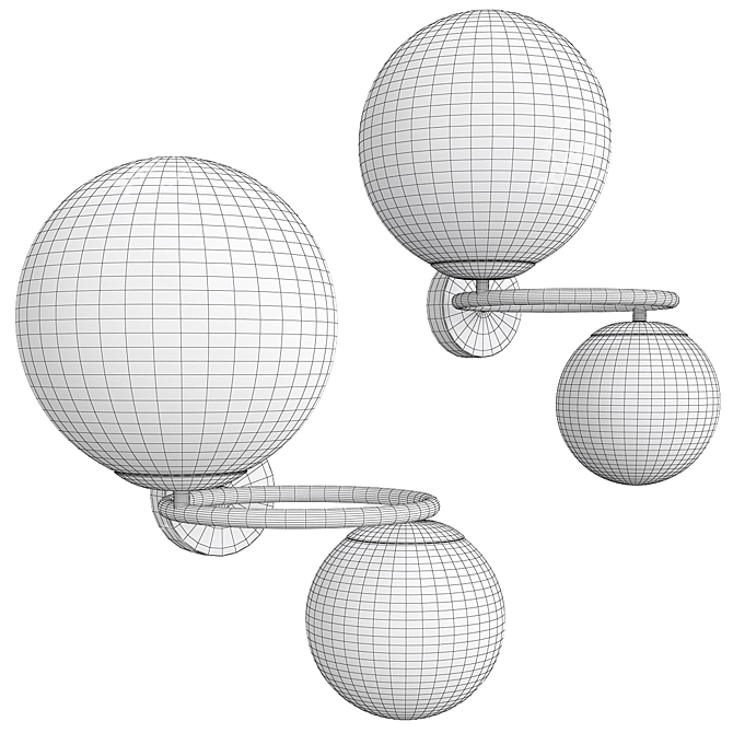 Modern Wall Lamp Design Poldi 3D model image 2