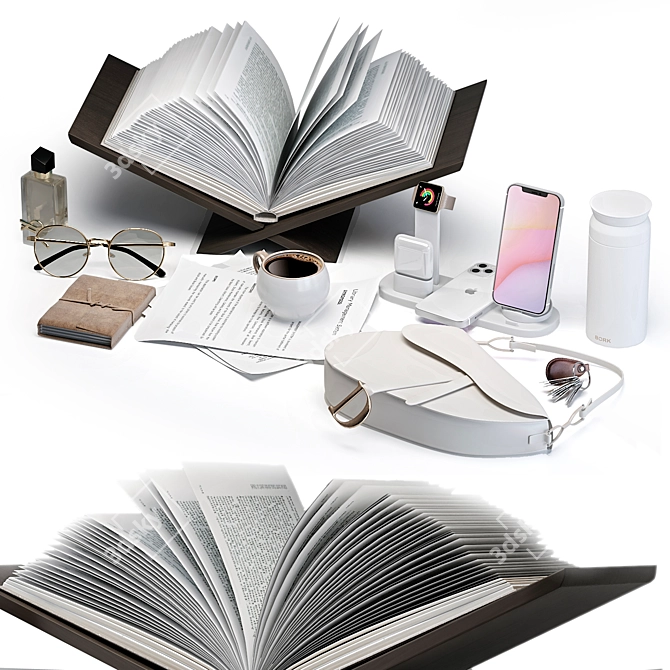 Entryway Decor Set Bundle 3D model image 1