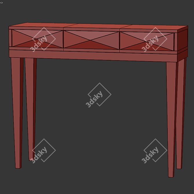 Modern Console Table COSMO 3D model image 5