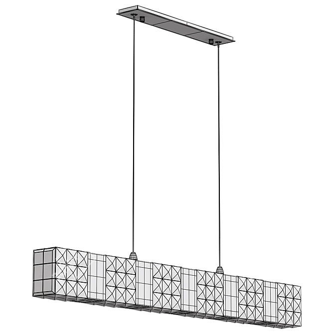 Modern Magnetic Design Lamp 3D model image 2