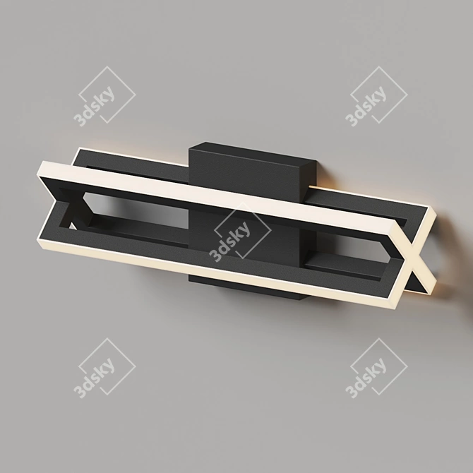 Modern LED Wall Sconce Cass 3D model image 3