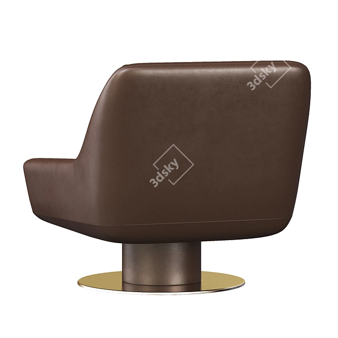  Modern Longhi Sol Armchair 3D model image 5