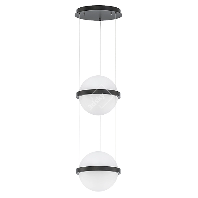 Minimalist Palma Suspension Lamp 3D model image 1