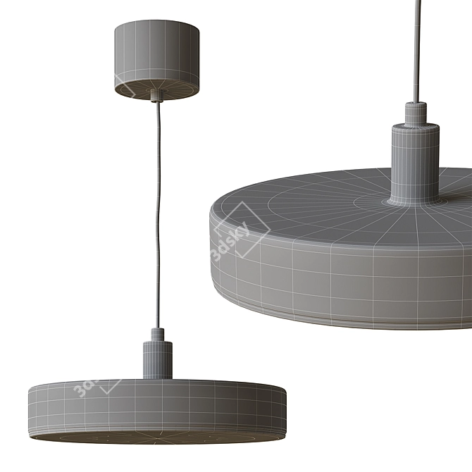 NYMÅNE Pendant Lamp, Wireless Dimmable 3D model image 3