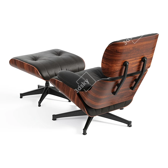 Eames Lounge Chair: Modern Classic 3D model image 3