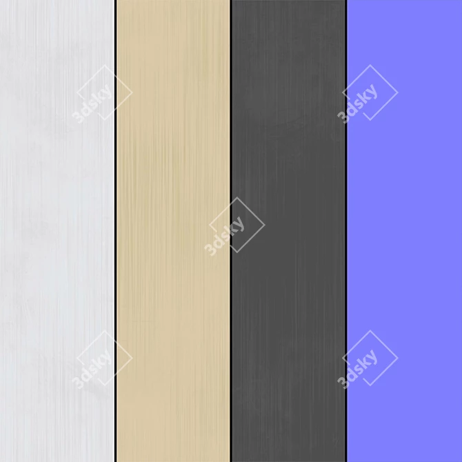 Brush Metal Doors & Handles 3D model image 4