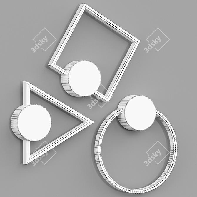 WOLKE WALL LED Wall Lights 3D model image 3