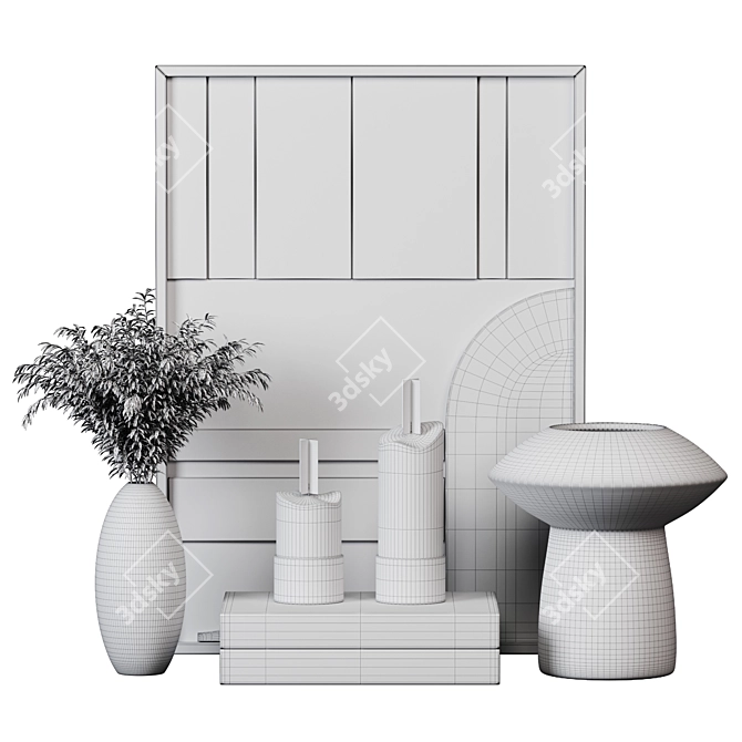 Modern Decor Set 2014 by Corona 3D model image 3