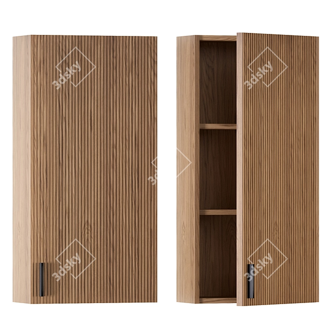 Modern Grate Bathroom Furniture Set 3D model image 1