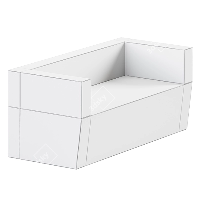 Cridea Pixel Outdoor Sofa 3D model image 2