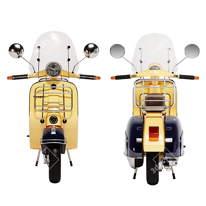 Corona Vespa 3D Model Archive 3D model image 6