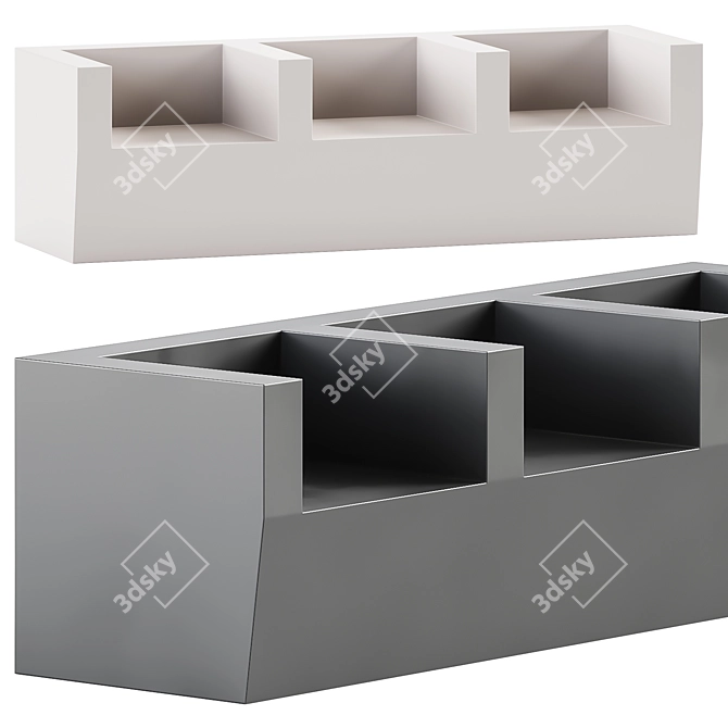 Cridea Pixel 2 Outdoor Sofa 3D model image 2