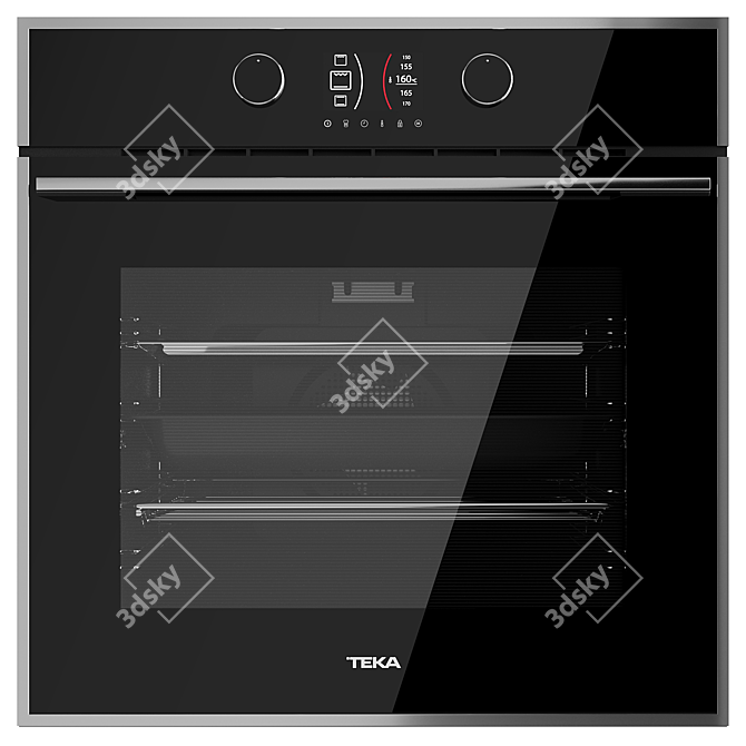 TEKA HLB 860 Oven, Black-SS 3D model image 1