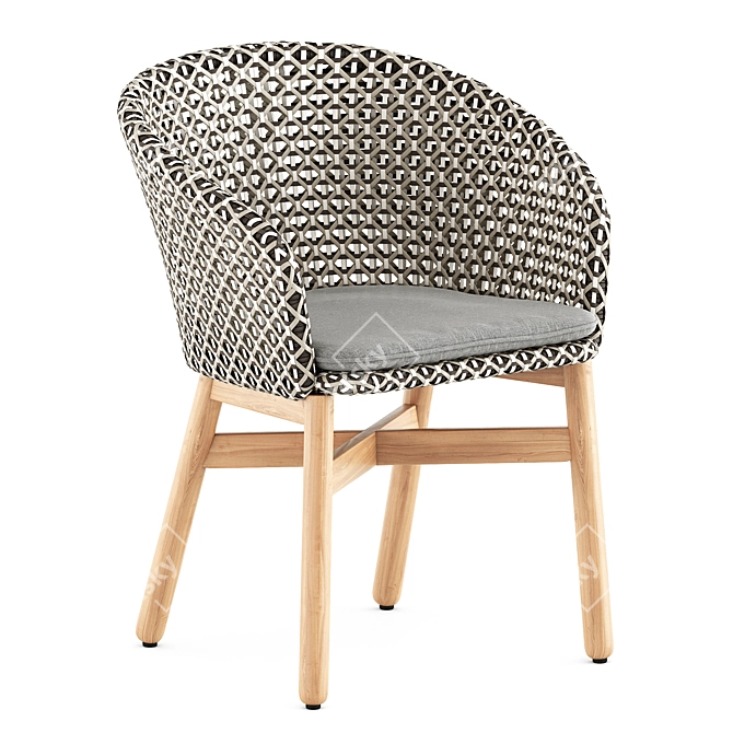 Mbrace Armchair: Designer Dedon Comfort 3D model image 3