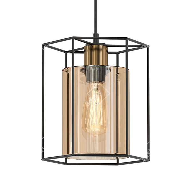 Modern Hanging Lamp Kalula 3D model image 1
