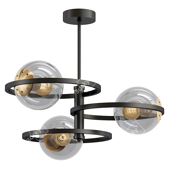 Rivoli Ariadna 4074 Pendant Chandelier 3D model image 1