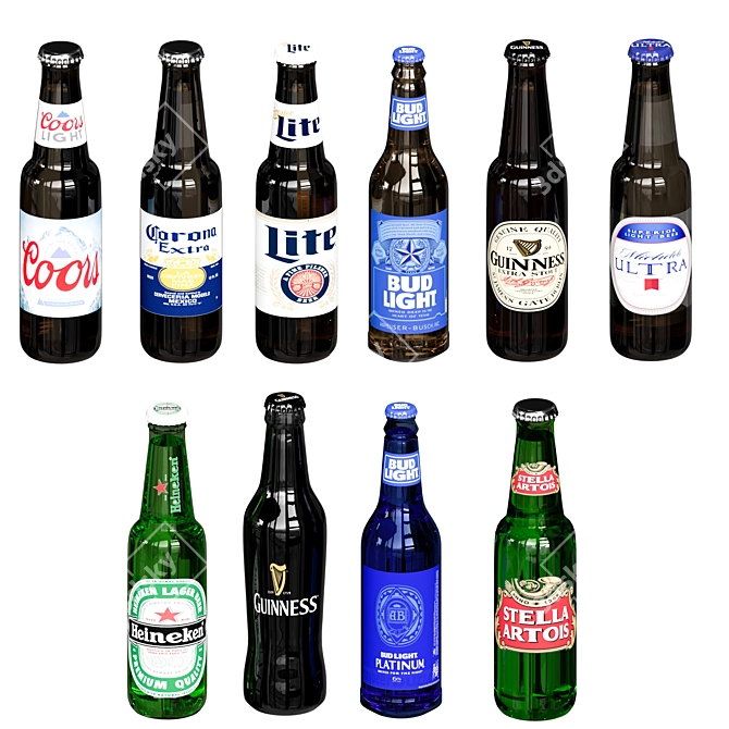 Versatile Beer Variety Pack 3D model image 2