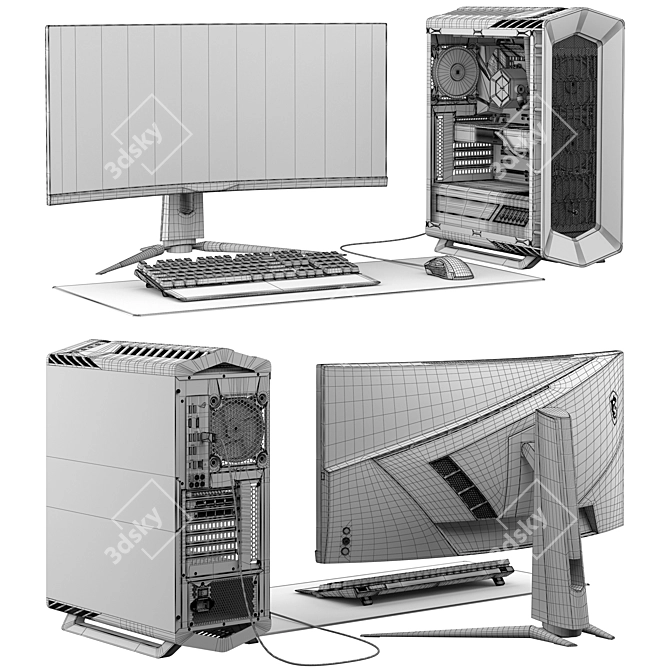 Gamer Set 2 Corona Renderer 3D model image 7