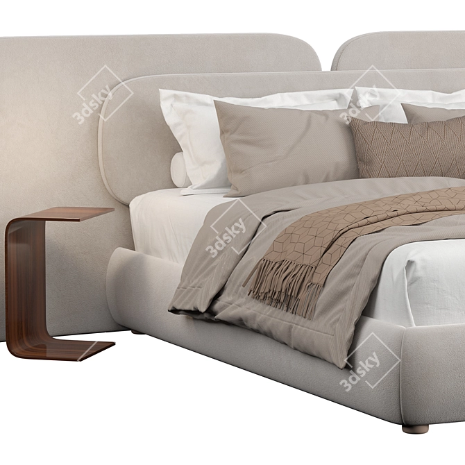 Modern Sleek Rove Concepts Bed 3D model image 2