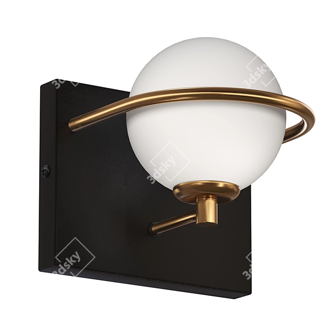 Lucide ISOBEL Bathroom Wall Light 3D model image 4