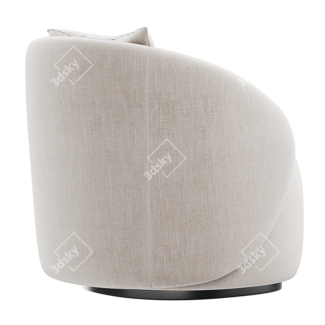 Fendi Armchair Annabelle Design Model 3D model image 2