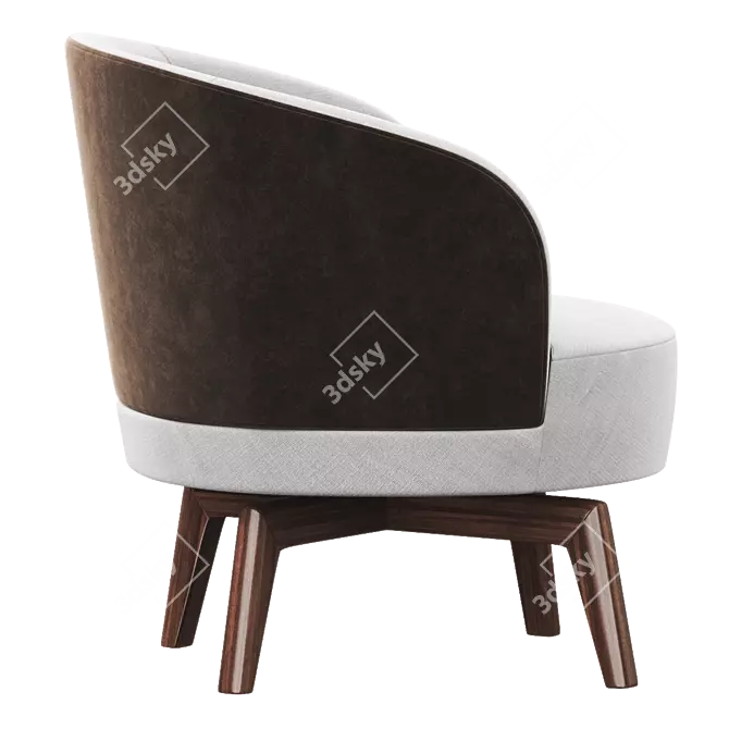 Modern Doyle Armchair Design 3D model image 3