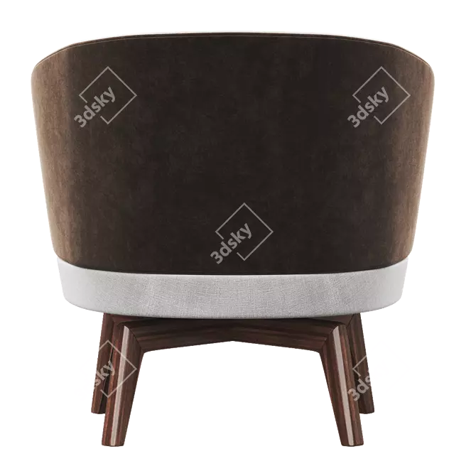 Modern Doyle Armchair Design 3D model image 5
