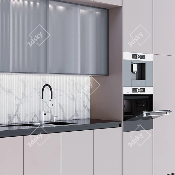 Luxury Kitchen Appliance Bundle 3D model image 3