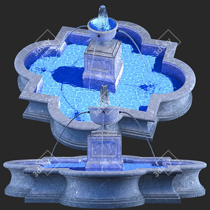 3D Fountain Vol 08 Bundle 3D model image 1