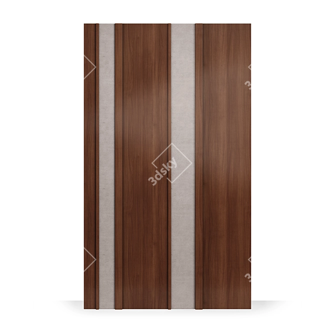 Beo Suede Wall Panels 3D model image 1