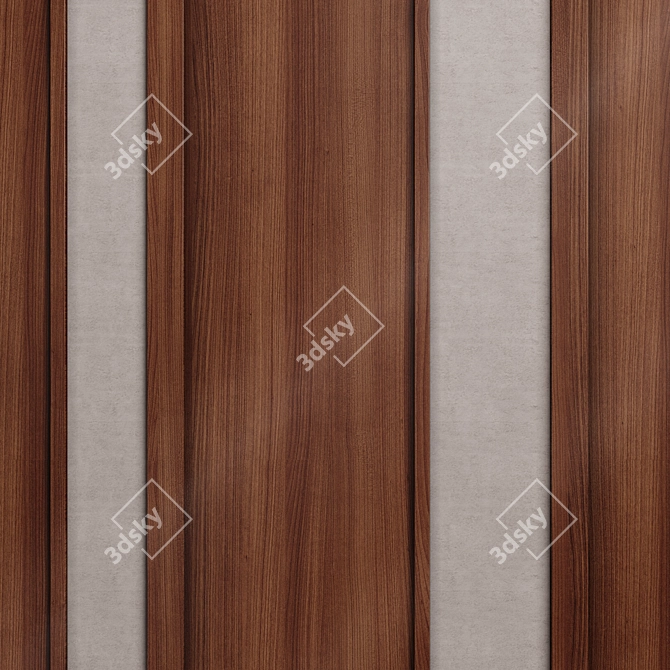 Beo Suede Wall Panels 3D model image 3