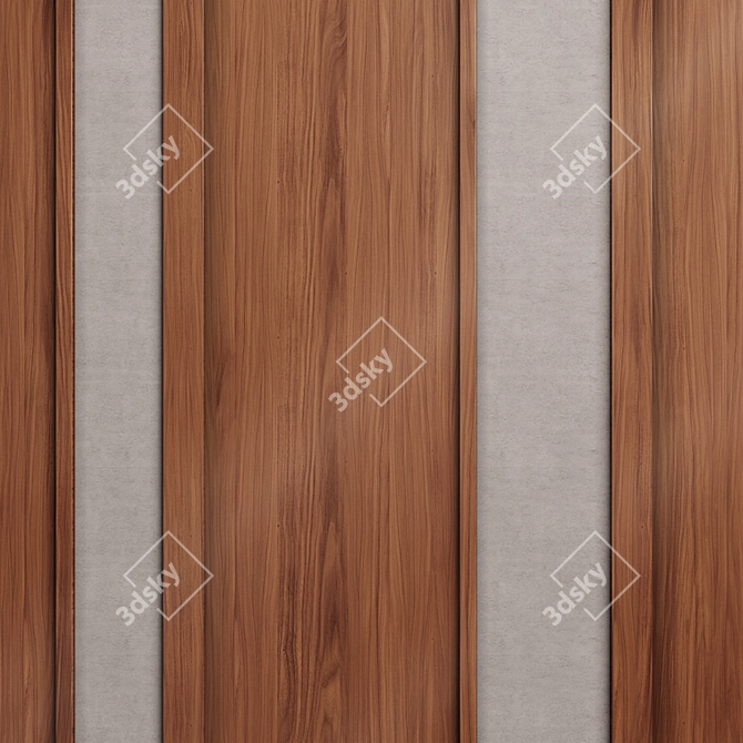 Beo Suede Wall Panels 3D model image 4