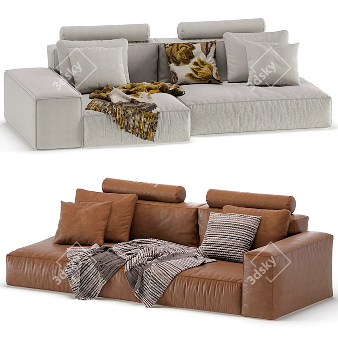 Boca Navi Modular Sofa 2013 3D model image 1