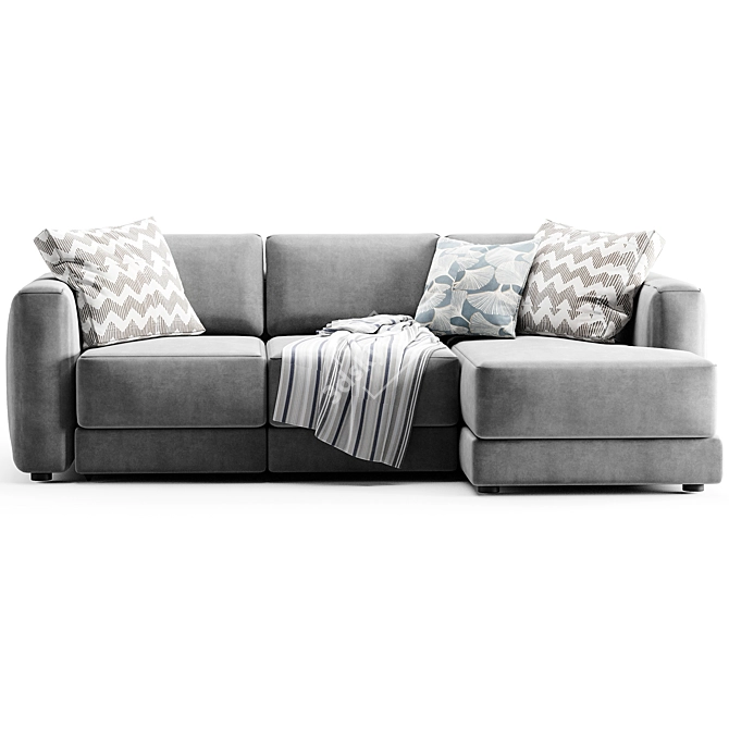 Modern 2015 Texas Corner Sofa 3D model image 2