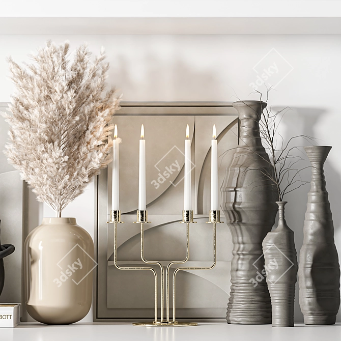 Luxury Decorative Set for Interiors 3D model image 3