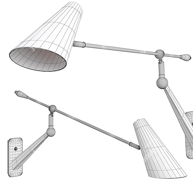 Modern Design Lamp Genesis Electro 3D model image 2