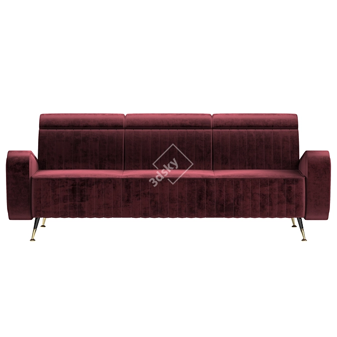 Contemporary Harrison Sofa Model 3D model image 3