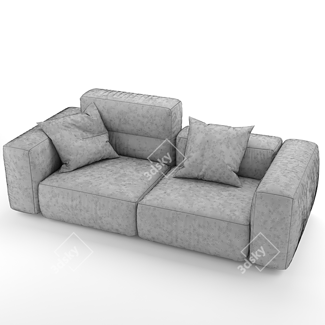 Stylish Marenelli Manhattan Sofa 3D model image 3